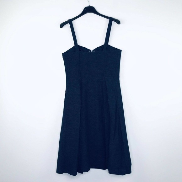 Polo Ralph Lauren 2 Dress Indigo Blue Tie Front - Picture 3 of 6